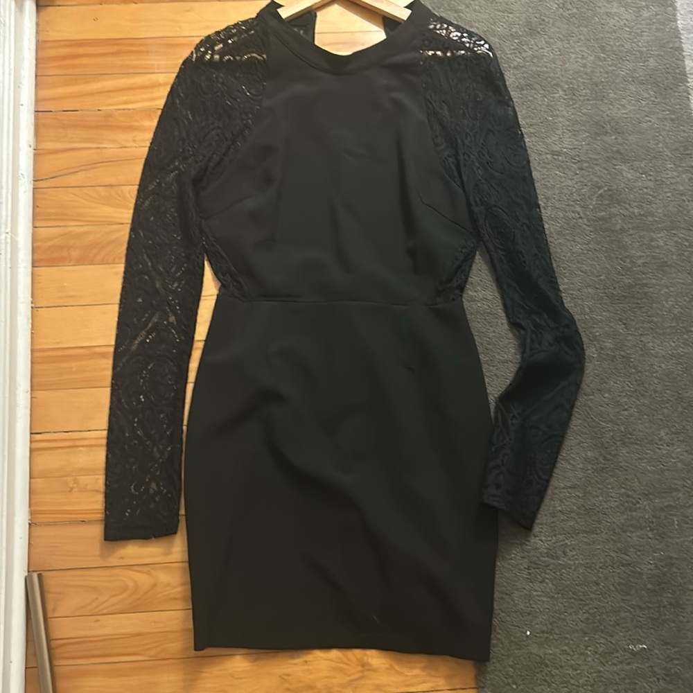 Astr long sleeve mini dress L